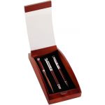BORKUM rózsafa tollkészlet, 3 db-os, fekete tollbetéttel (5768-11CD)