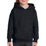 Gildan Heavy kapucnis gyerekpulver, Black