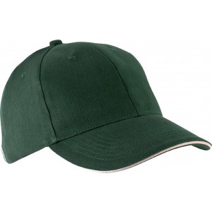 Kup Orlando 6 paneles sapka, Dark Khaki/Dark Grey